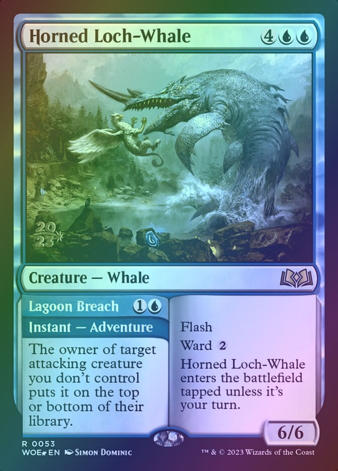 Horned Loch-Whale // Lagoon Breach (PWOE) (53s) / Foil