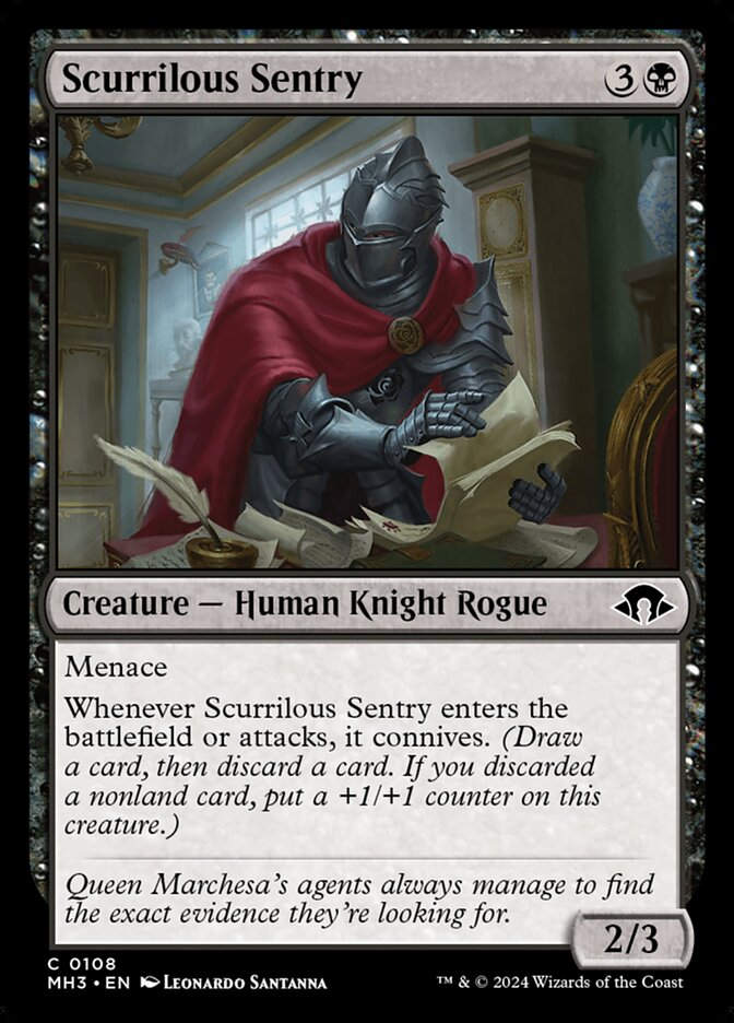 Scurrilous Sentry (MH3) (108)