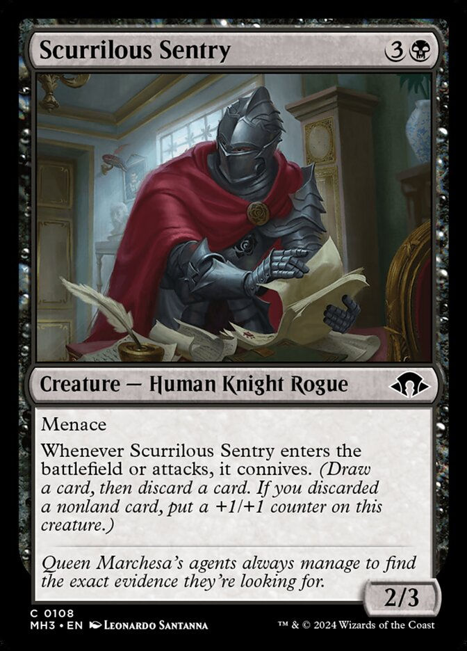 Scurrilous Sentry (MH3) (108)