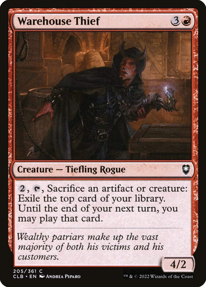 Warehouse Thief (CLB) (205)