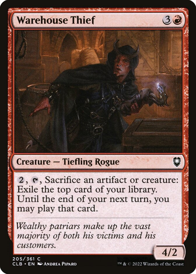 Warehouse Thief (CLB) (205)