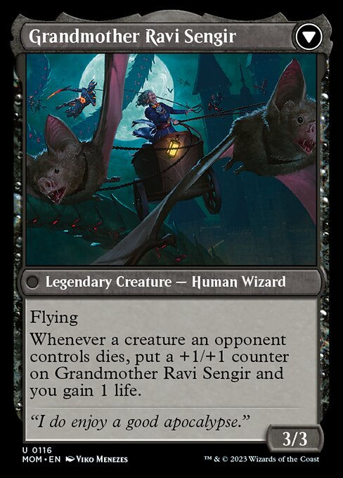 Invasion of Ulgrotha // Grandmother Ravi Sengir (mom) — cara 2 de 2