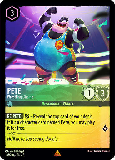 Pete - Wrestling Champ (LOR_SHS) / Foil