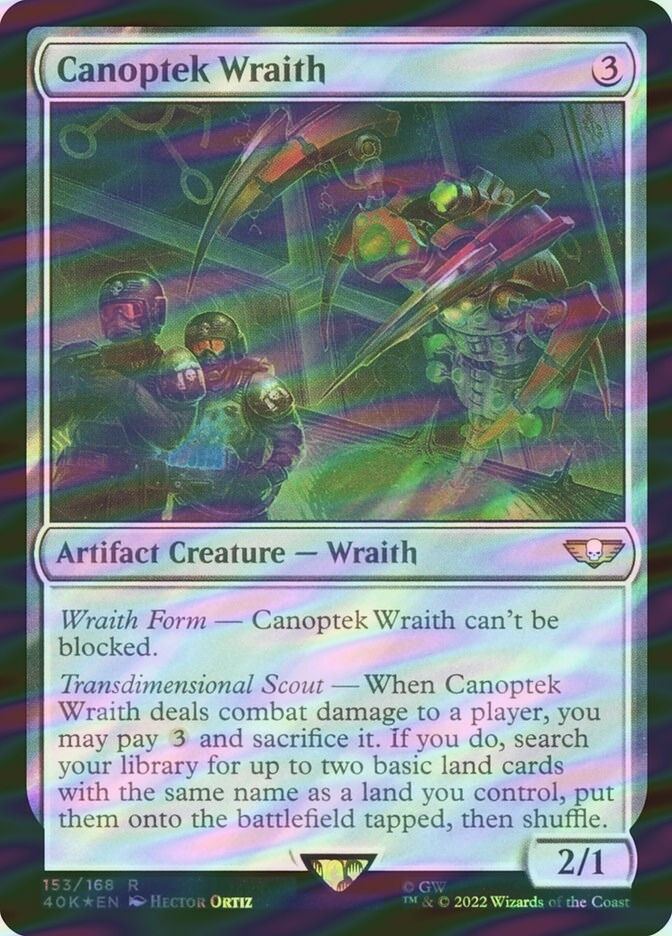 Canoptek Wraith (40K) (153★) / Surge Foil
