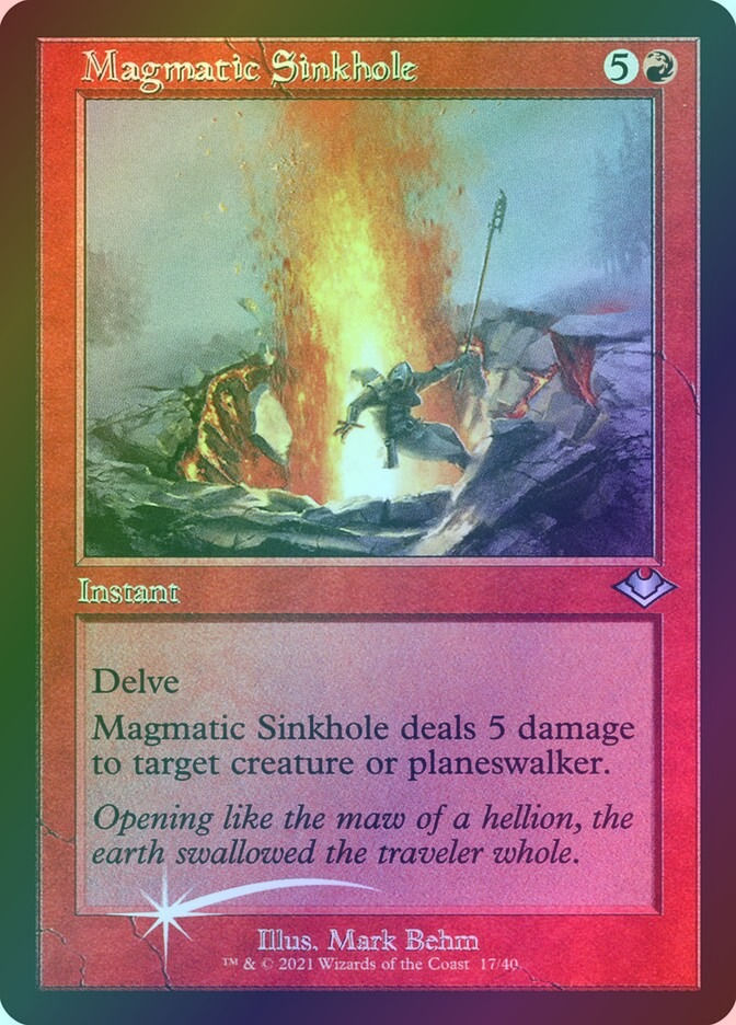 Magmatic Sinkhole (H1R) (17) / Foil