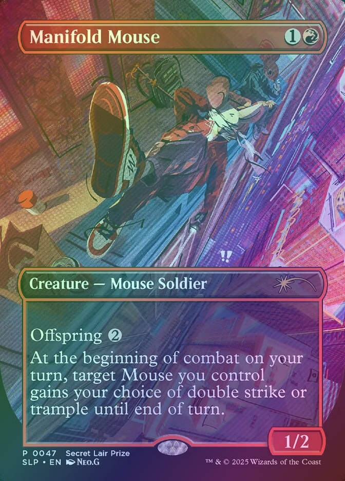 Manifold Mouse (SLP) (47) / Borderless / Foil