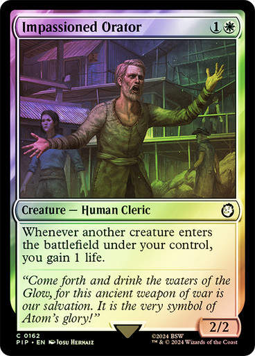 Impassioned Orator (pip) (162) / Foil