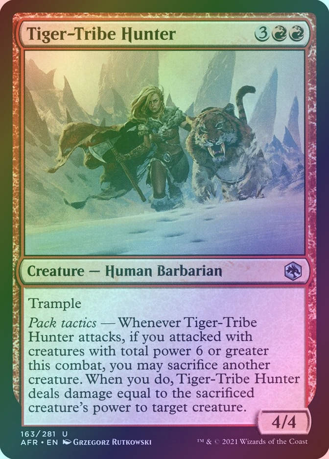 Tiger-Tribe Hunter (AFR) (163) / Foil