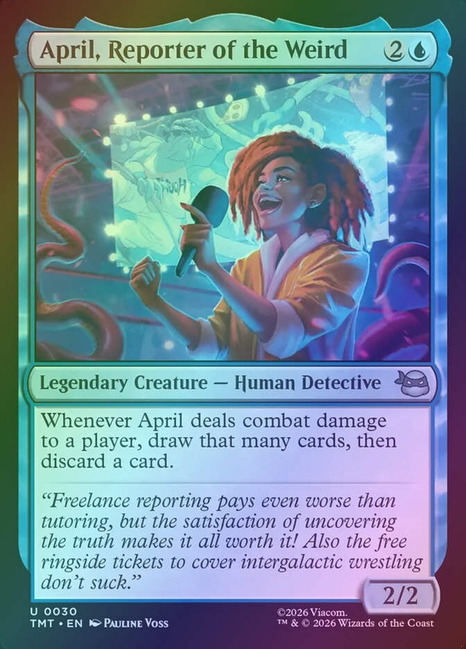 April, Reporter of the Weird (TMT) (30) / Foil