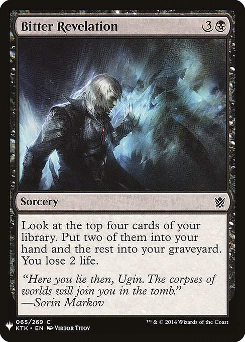 Bitter Revelation (PLST) (KTK-65)