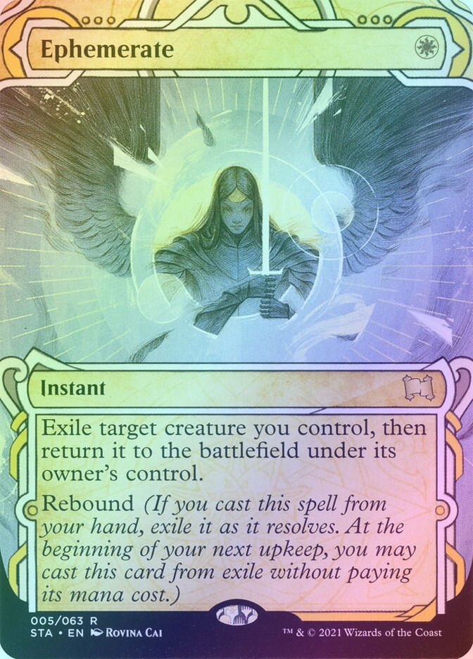 Ephemerate (STA) (5) / Borderless / Showcase / Foil
