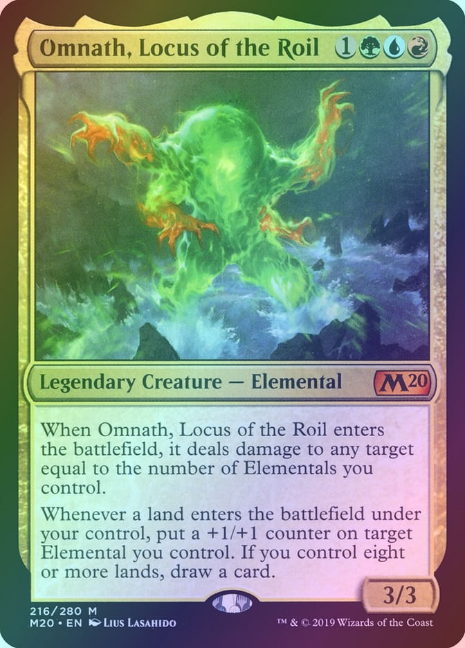 Omnath, Locus of the Roil (M20) (216) / Foil