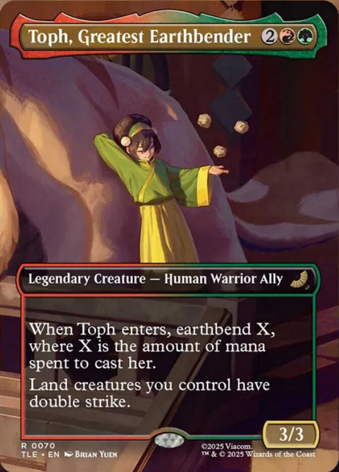 Toph, Greatest Earthbender (TLE) (70) / Borderless