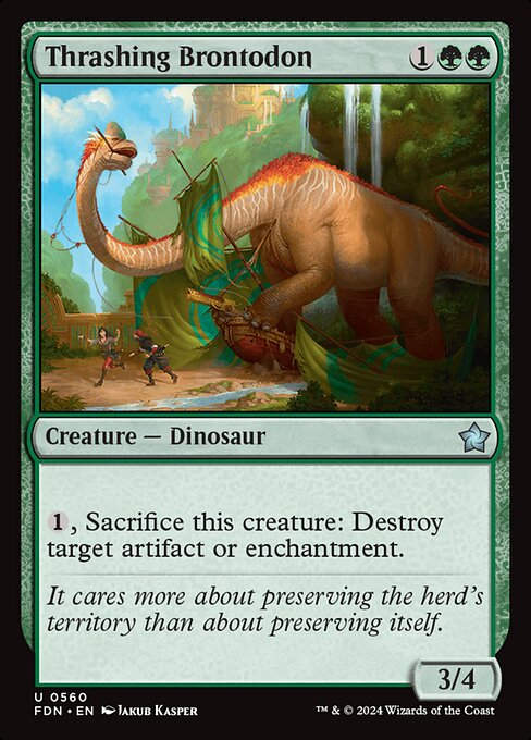 Thrashing Brontodon (FDN) (560) (Beginner)