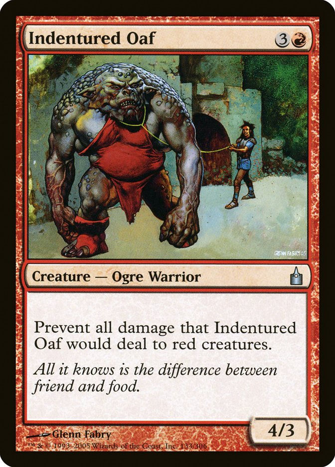 Indentured Oaf (rav)