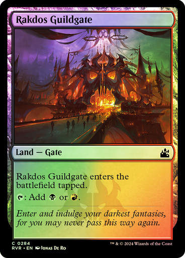 Rakdos Guildgate (rvr) (284) / Foil