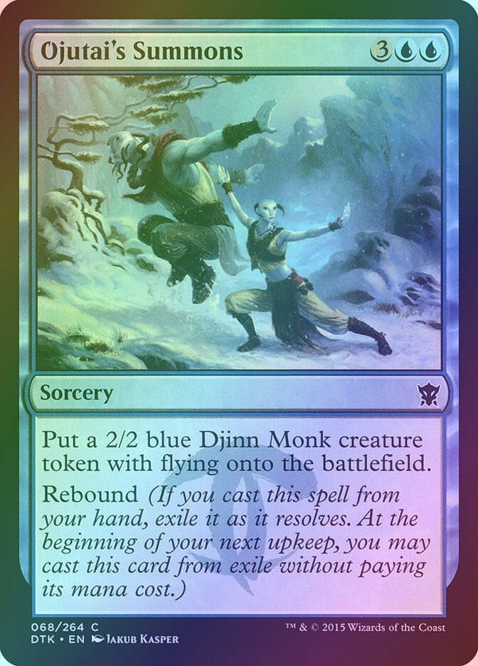 Ojutai's Summons (DTK) (68) / Foil
