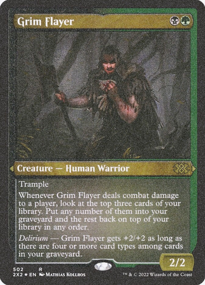 Grim Flayer (2X2) (502) / Foil Etched