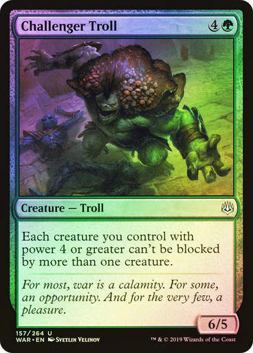 Challenger Troll (WAR) (157) / Foil