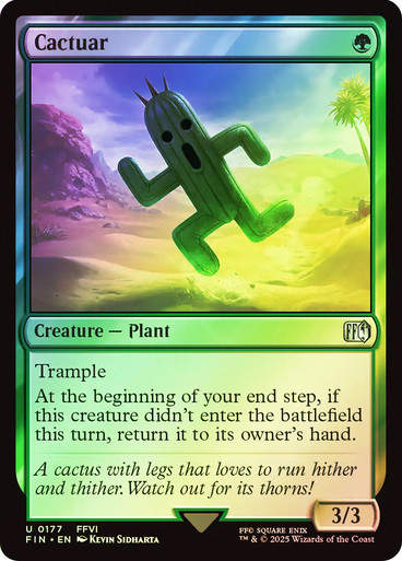 Cactuar (FIN) (177) / Foil