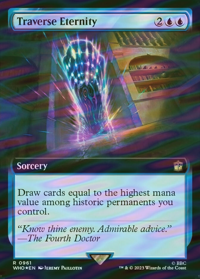 Traverse Eternity (WHO) (961) / Extended Art / Surge Foil