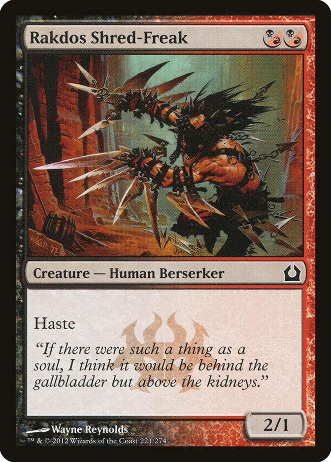 Rakdos Shred-Freak (RTR) (221)