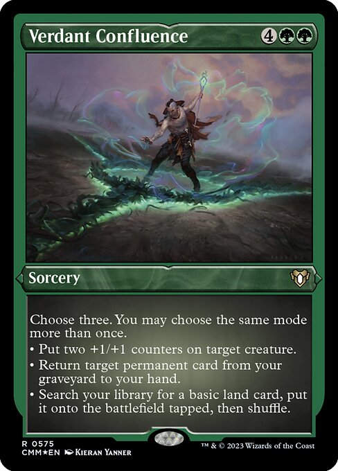 Verdant Confluence (cmm) / Foil Etched