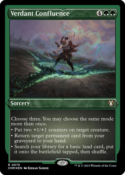 Verdant Confluence (cmm) / Foil Etched