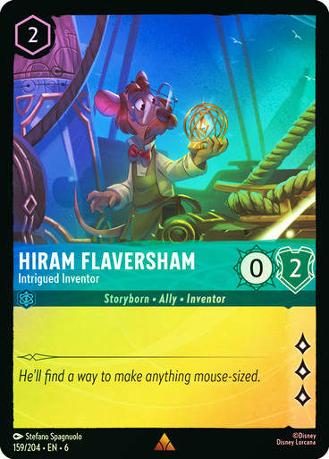 Hiram Flaversham - Intrigued Inventor (LOR_AZU) / Foil