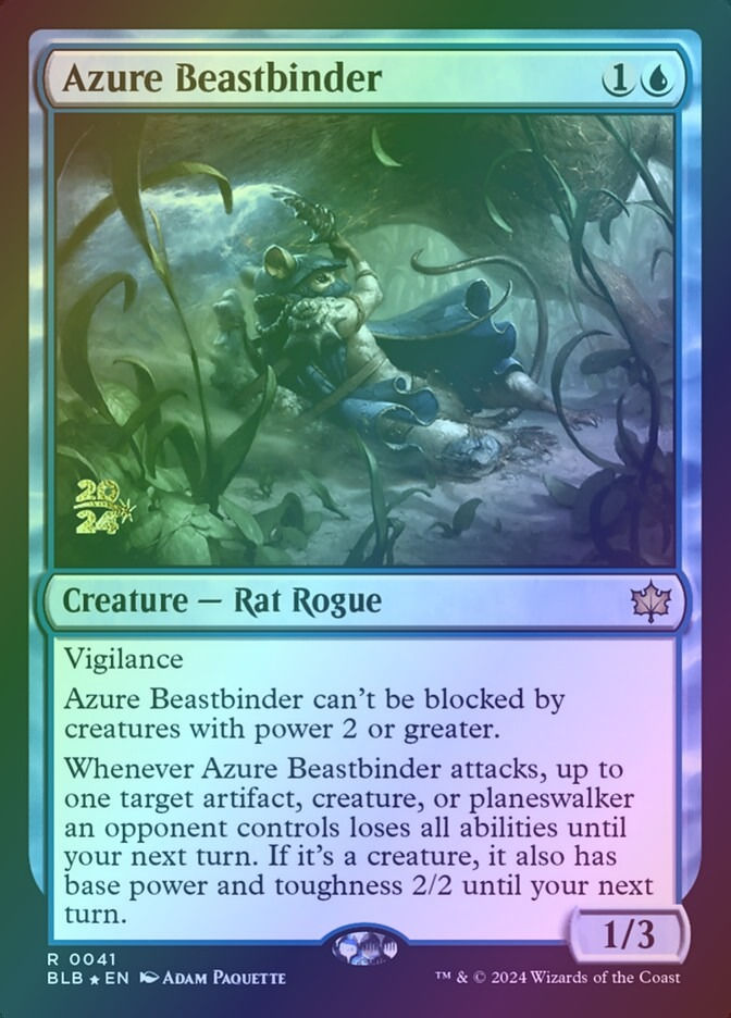 Azure Beastbinder (PBLB) (41s) / Foil