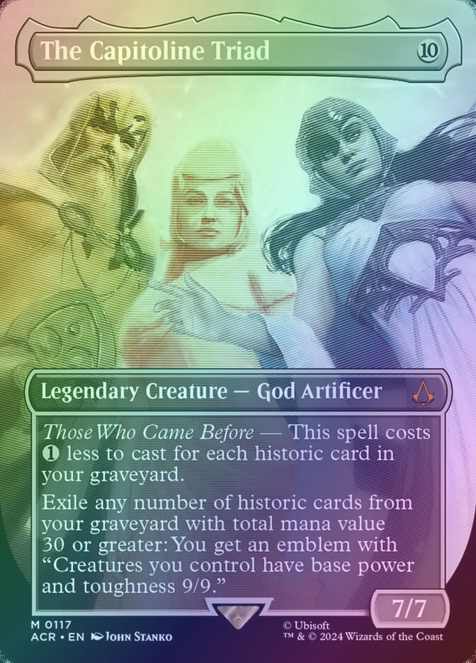 The Capitoline Triad (ACR) (117) / Borderless / Foil