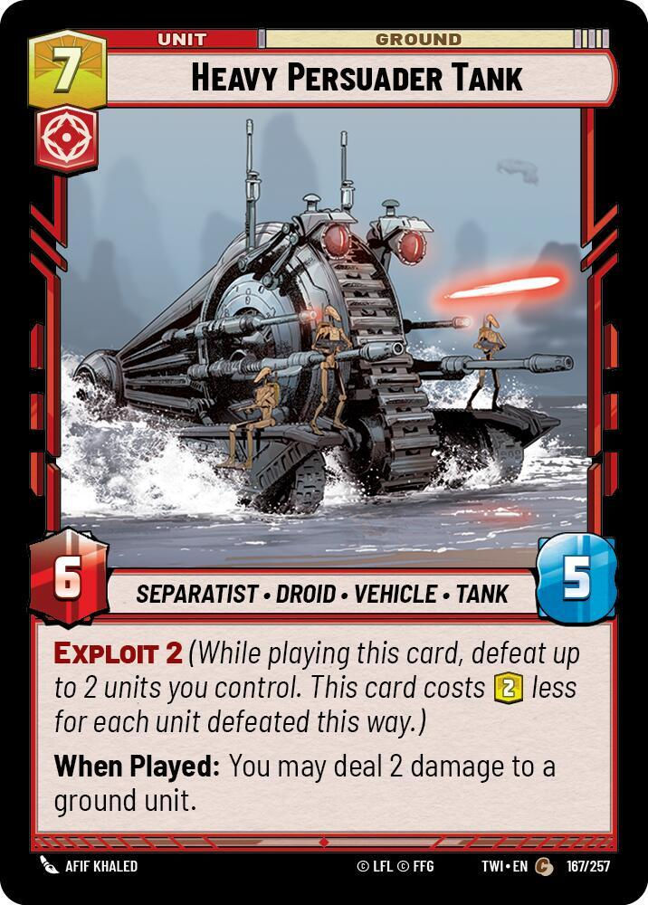 Heavy Persuader Tank (TWI) (167/257) / Foil