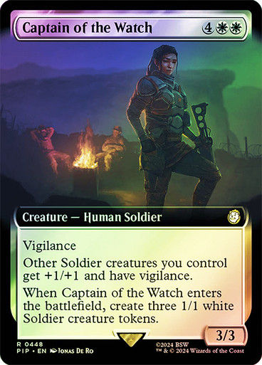 Captain of the Watch (pip) (448) / Extended Art Foil