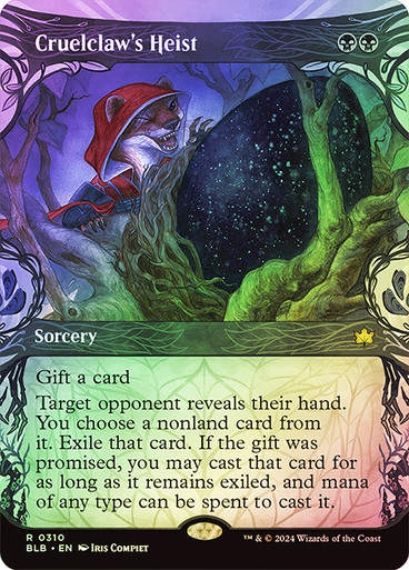Cruelclaw's Heist (blb) (310) / Showcase Foil