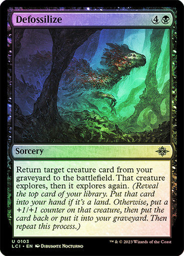 Defossilize (lci) / Foil