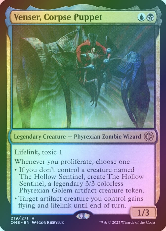 Venser, Corpse Puppet (ONE) (219) / Foil