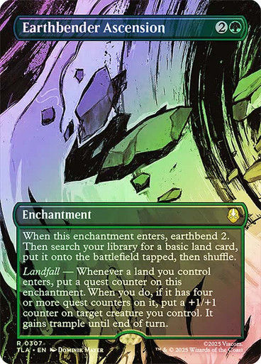 Earthbender Ascension (TLA) (307) / Borderless / Foil