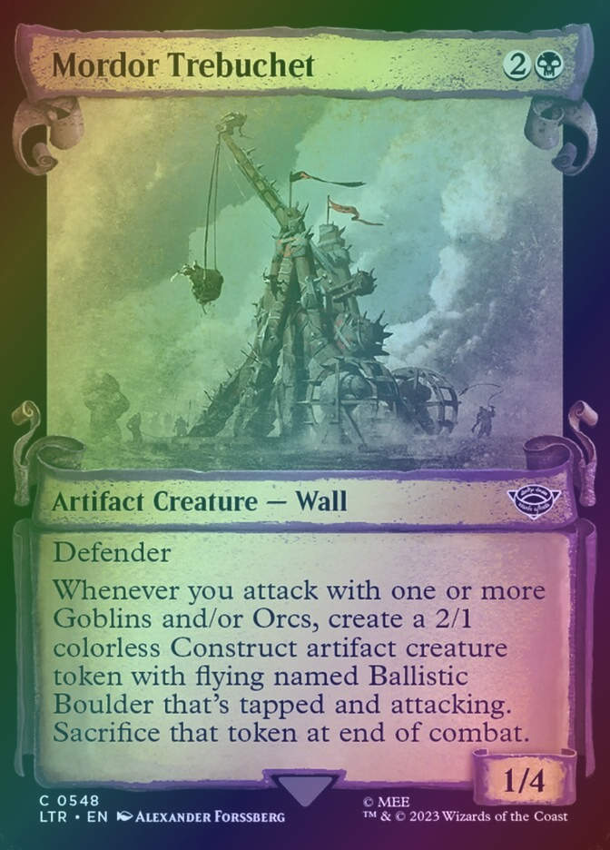 Mordor Trebuchet (LTR) (548) / Showcase / Foil