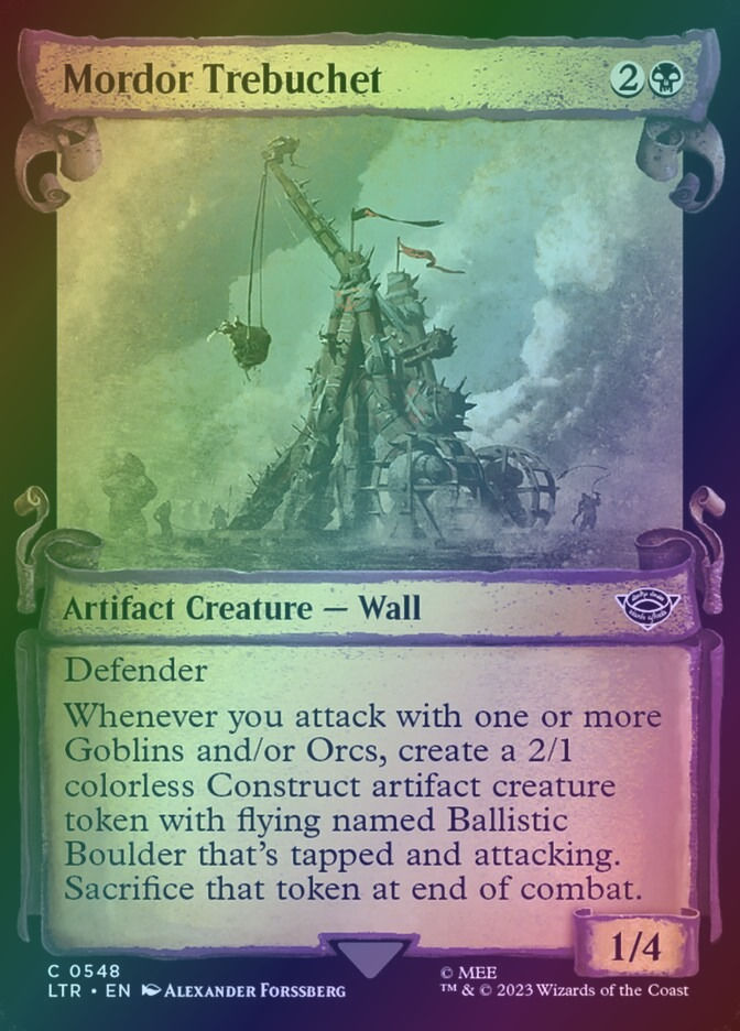 Mordor Trebuchet (LTR) (548) / Showcase / Foil