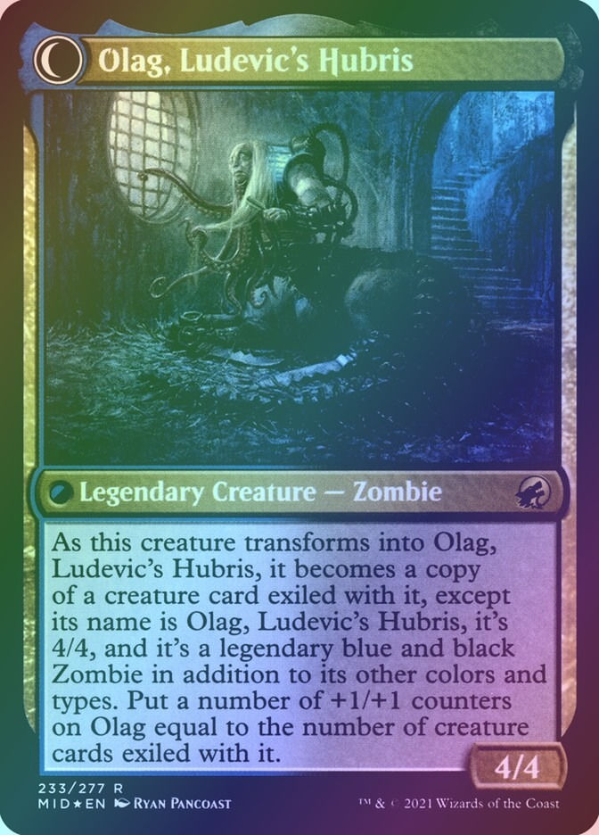 Ludevic, Necrogenius // Olag, Ludevic's Hubris (PMID) (233s) — cara 2 de 2