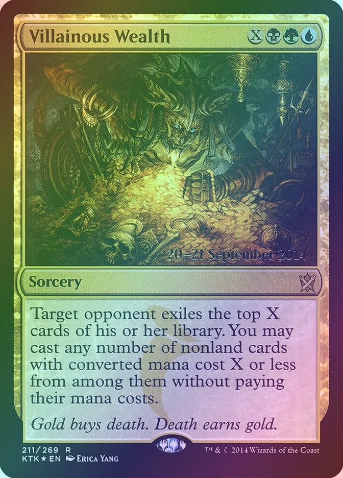 Villainous Wealth (PKTK) (211s) / Foil