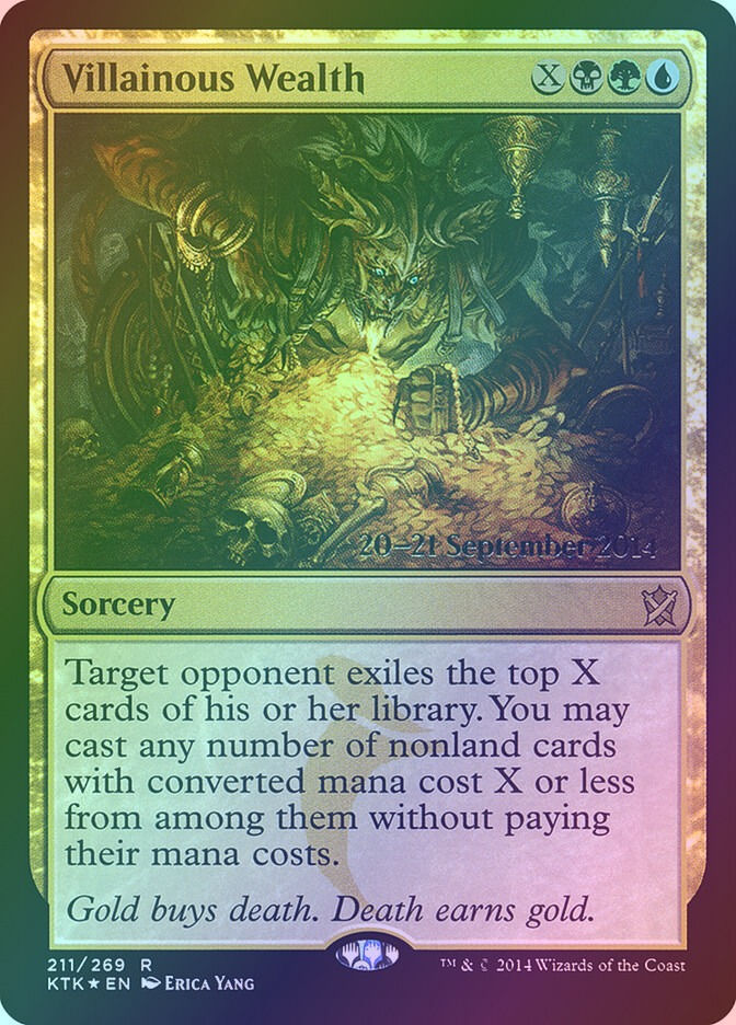 Villainous Wealth (PKTK) (211s) / Foil