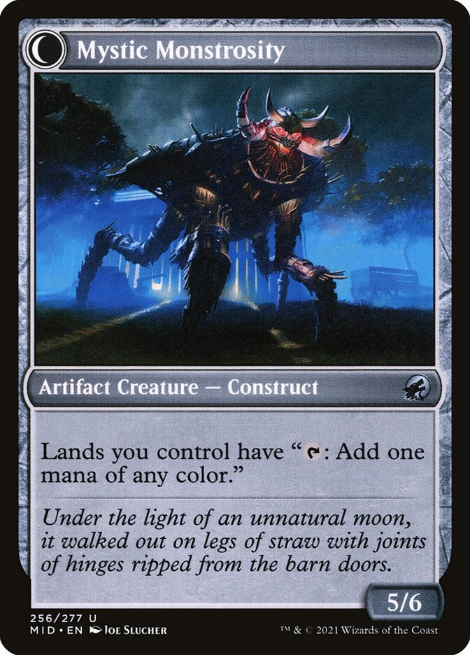 Mystic Skull // Mystic Monstrosity (MID) (256) — cara 2 de 2