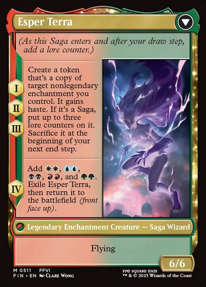 Terra, Magical Adept // Esper Terra (FIN) (511) / Extended Art — cara 2 de 2