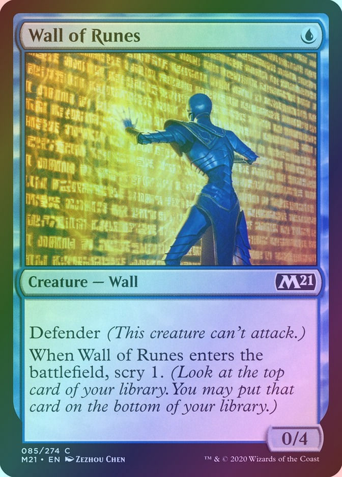 Wall of Runes (M21) (85) / Foil