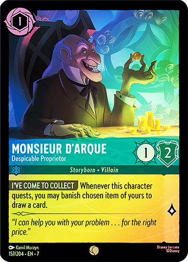 Monsieur D'Arque - Despicable Proprietor (LOR_ARC) / Foil