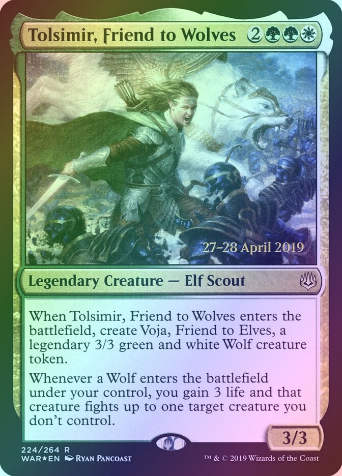Tolsimir, Friend to Wolves (PWAR) (224s) / Foil