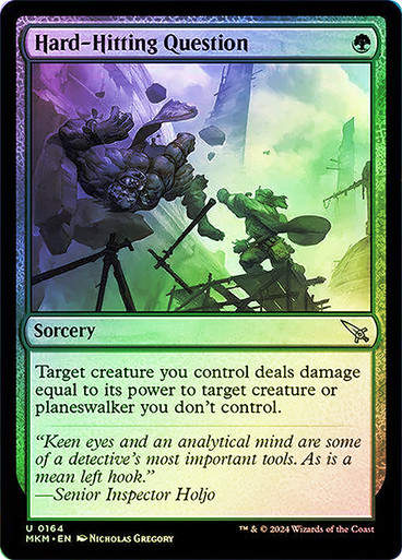 Hard-Hitting Question (mkm) (164) / Foil