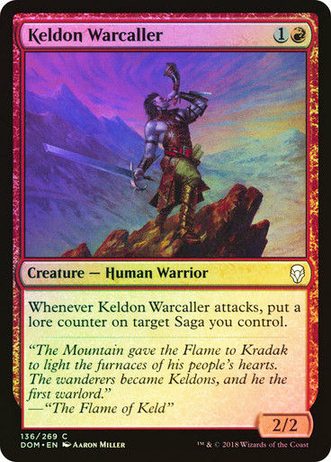 Keldon Warcaller (DOM) (136) / Foil