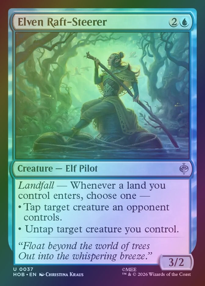 Elven Raft-Steerer (HOB) (37) / Foil